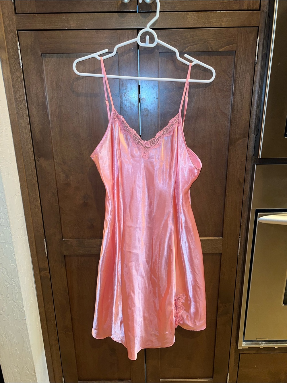 Rare Vintage 90s/Y2K Pink Satin Slip Dress